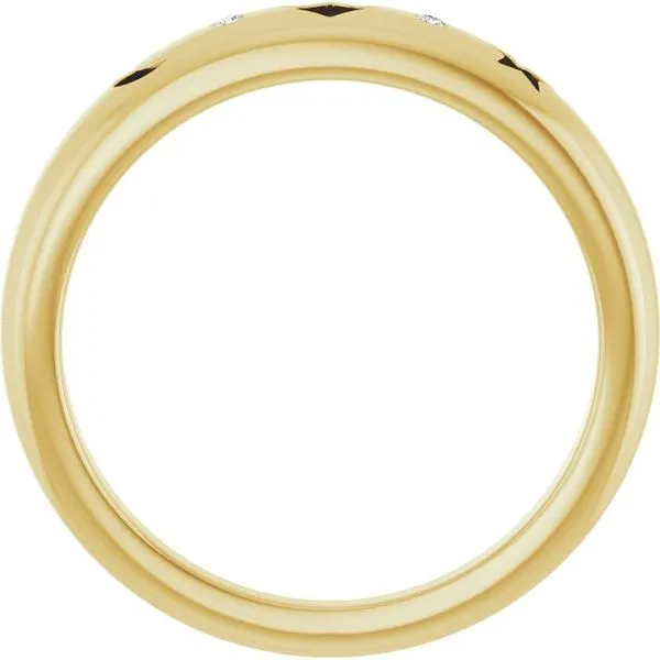 Accented Celestial Pierced Ring Image 2 Milan's Jewelry Inc Sarasota, FL