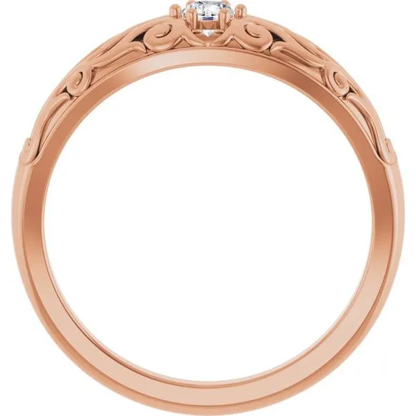 Solitaire Ring Image 2 Milan's Jewelry Inc Sarasota, FL