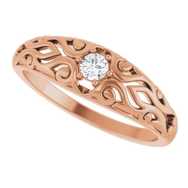 Solitaire Ring Image 5 Milan's Jewelry Inc Sarasota, FL