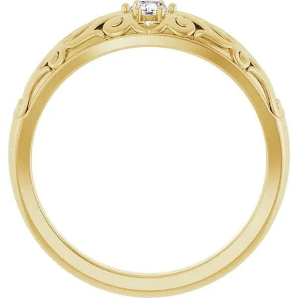 Solitaire Ring Image 2 Milan's Jewelry Inc Sarasota, FL