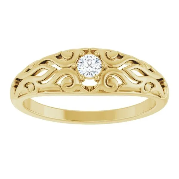 Solitaire Ring Image 3 Hopman Jewelers Elkhart, IN