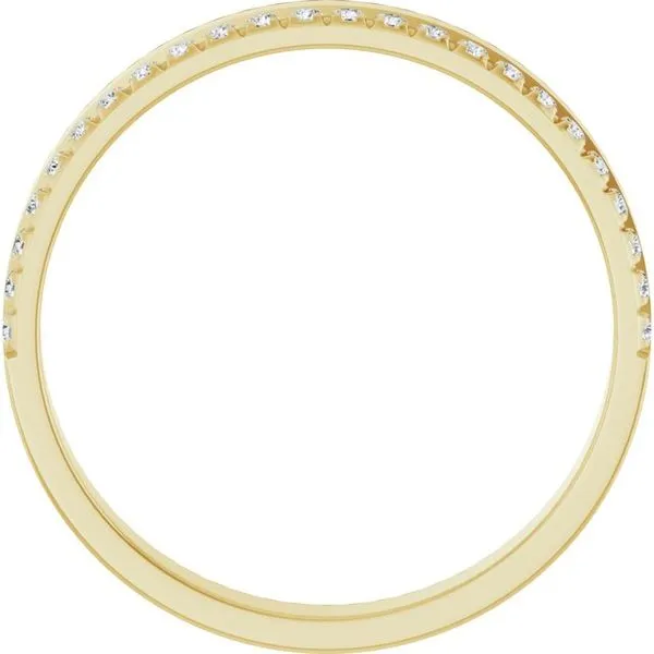 Single Sided Stepped-Edge Anniversary Band Image 2 Quantum Qarat  Phoenix, AZ