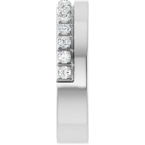 Single Sided Stepped-Edge Anniversary Band Image 4 Quantum Qarat  Phoenix, AZ