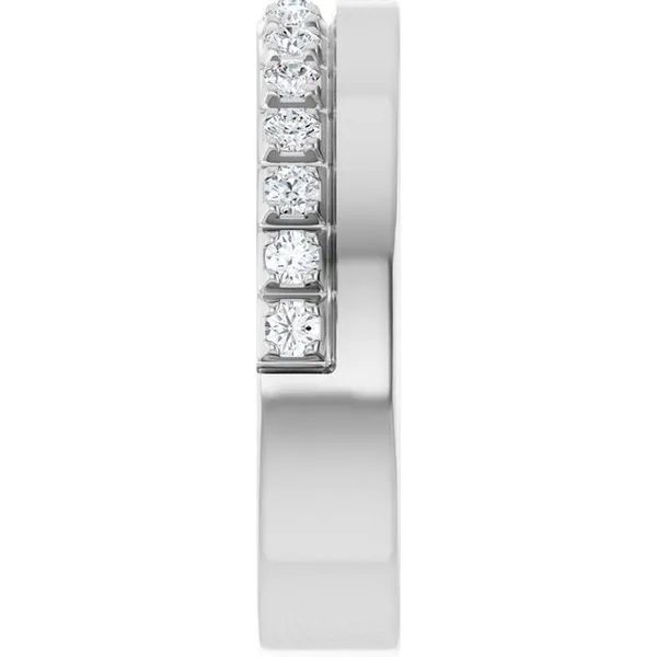 Single Sided Stepped-Edge Anniversary Band Image 4 Quantum Qarat  Phoenix, AZ