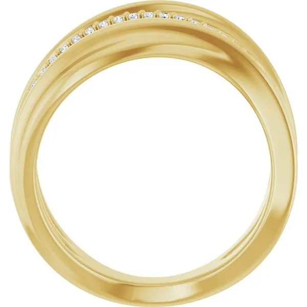 Accented Freeform Ring Image 2 Clater Jewelers Louisville, KY