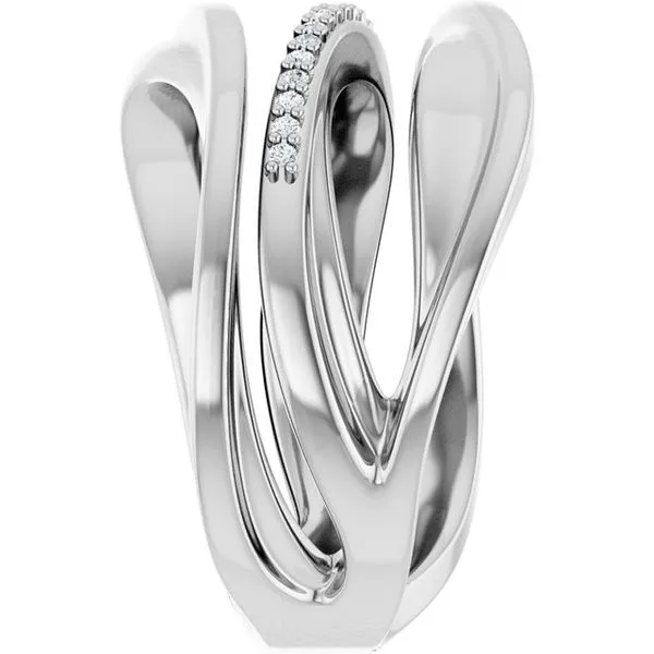 Accented Freeform Ring Image 5 Clater Jewelers Louisville, KY