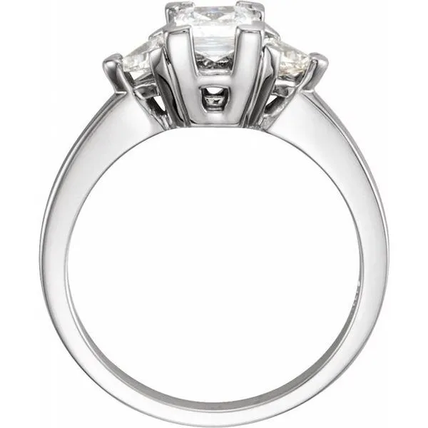 Three-Stone Engagement Ring or Band Image 3 J. Meredith Jewelers Delafield, WI