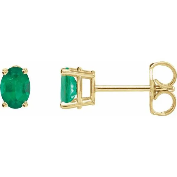 Oval 4-Prong Lightweight Stud Earrings Austin's Fine Diamonds & Jewelry Lyndhurst, NJ