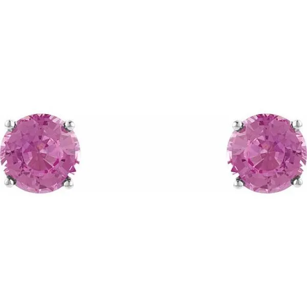 Round 4-Prong Lightweight Stud Earrings Image 2 Your Jewelry Box Altoona, PA