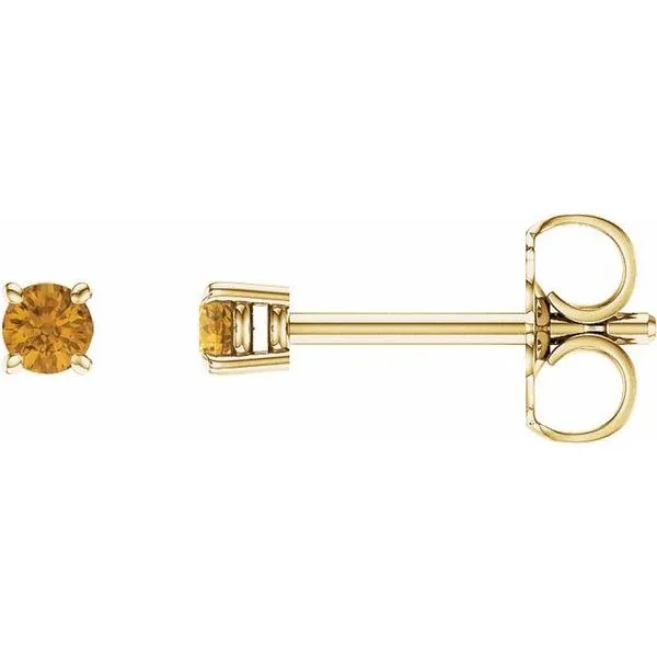 Round 4-Prong Lightweight Stud Earrings Blue Heron Jewelry Company Poulsbo, WA