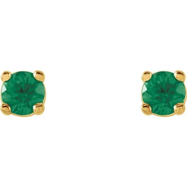 Round 4-Prong Lightweight Stud Earrings Image 2 Rebel Diamonds New Hampton, IA