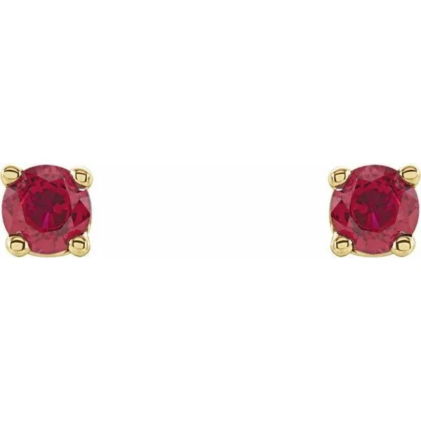 Round 4-Prong Lightweight Stud Earrings Image 2 Rebel Diamonds New Hampton, IA