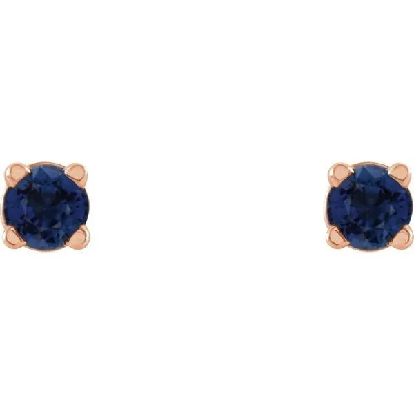 Round 4-Prong Lightweight Stud Earrings Image 2 Rebel Diamonds New Hampton, IA