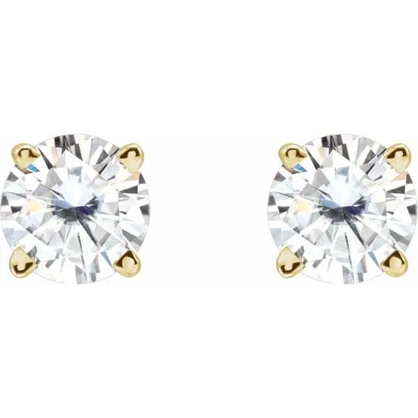 Round 4-Prong Lightweight Stud Earrings Image 2 Rebel Diamonds New Hampton, IA