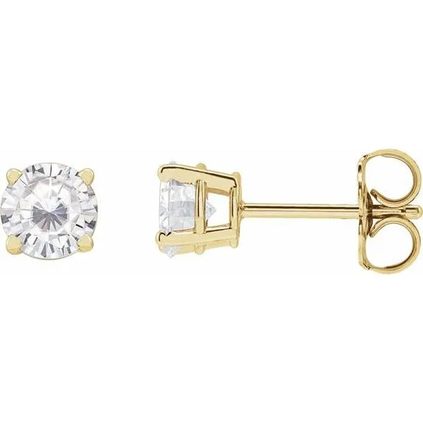Round 4-Prong Lightweight Stud Earrings Rebel Diamonds New Hampton, IA