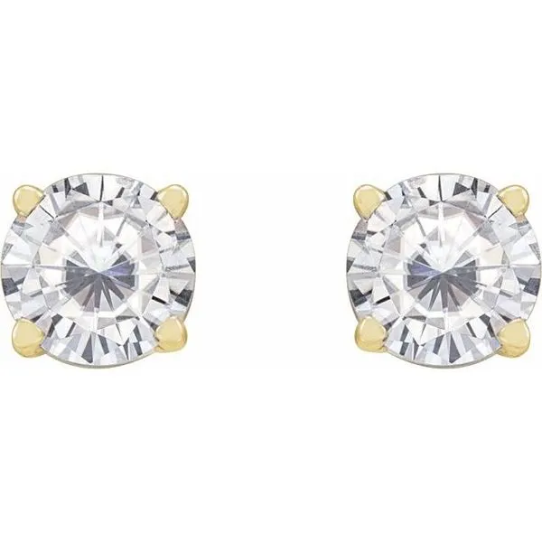 Round 4-Prong Lightweight Stud Earrings Image 2 Rebel Diamonds New Hampton, IA