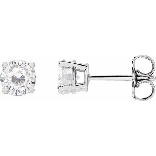 Round 4-Prong Lightweight Stud Earrings Rebel Diamonds New Hampton, IA