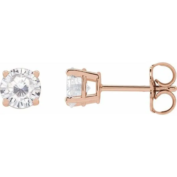 Round 4-Prong Lightweight Stud Earrings Rebel Diamonds New Hampton, IA