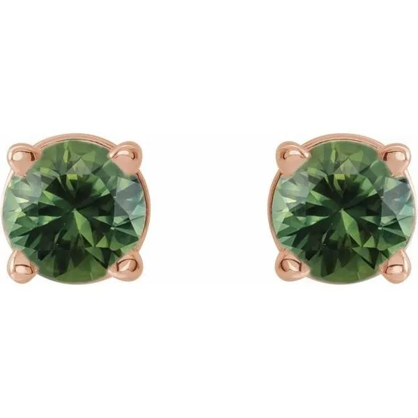 Round 4-Prong Lightweight Stud Earrings Image 2 Spath Jewelers Bartow, FL