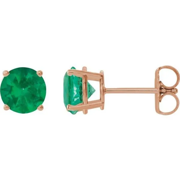 Round 4-Prong Lightweight Stud Earrings Hopman Jewelers Elkhart, IN