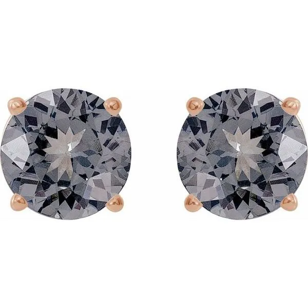 Round 4-Prong Lightweight Stud Earrings Image 2 The Jewelry Source El Segundo, CA