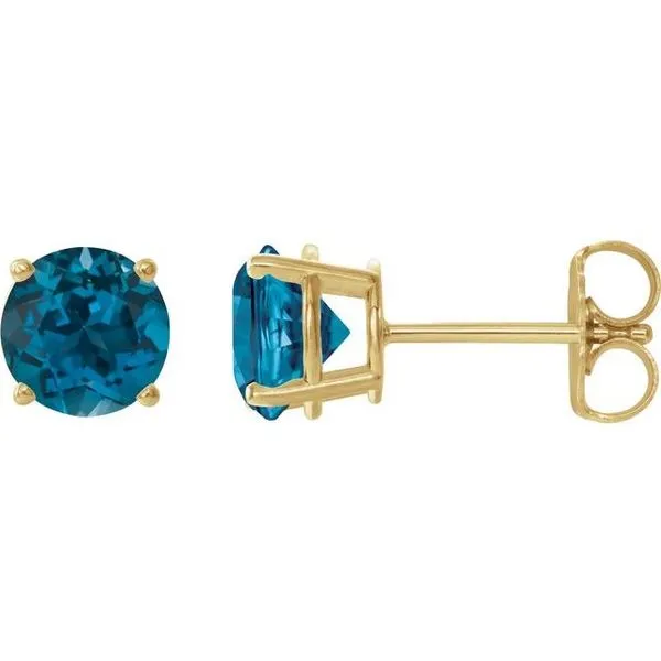 Round 4-Prong Lightweight Stud Earrings Valentine's Fine Jewelry Dallas, PA