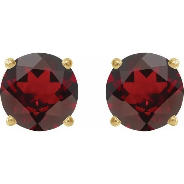 Round 4-Prong Lightweight Stud Earrings Image 2 Don's Jewelry & Design Washington, IA