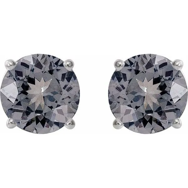 Round 4-Prong Lightweight Stud Earrings Image 2 Grayson & Co. Jewelers Iron Mountain, MI