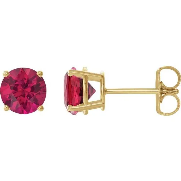 Round 4-Prong Lightweight Stud Earrings D'Errico Jewelry Scarsdale, NY