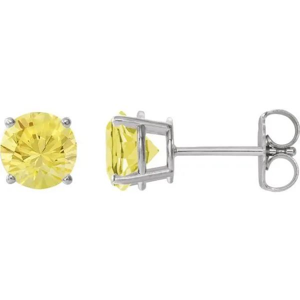 Round 4-Prong Lightweight Stud Earrings James Wolf Jewelers Mason, OH