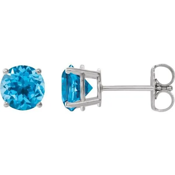 Round 4-Prong Lightweight Stud Earrings D'Errico Jewelry Scarsdale, NY