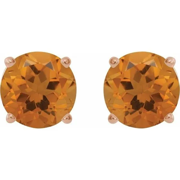Round 4-Prong Lightweight Stud Earrings Image 2 Bauble Patch Jewelers Comstock Park, MI