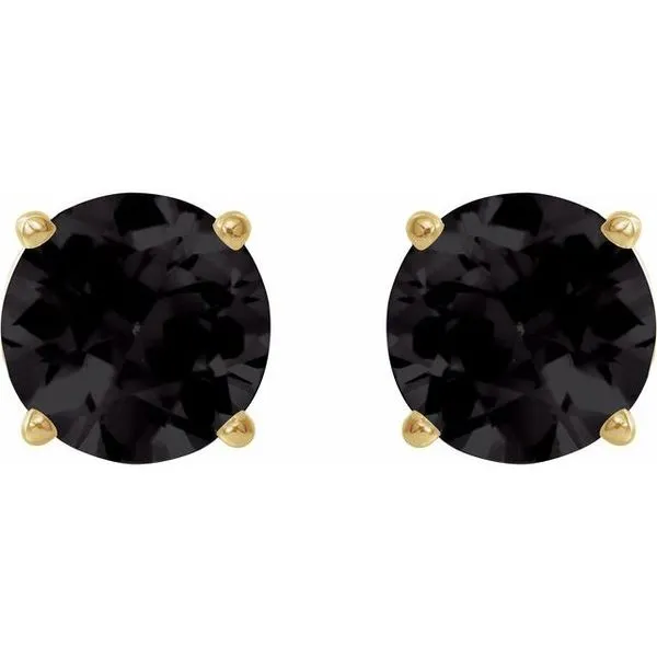 Round 4-Prong Lightweight Stud Earrings Image 2 Rasmussen Jewelers Spanish Fork, UT
