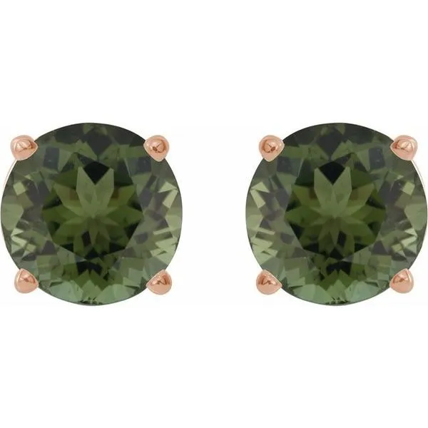 Round 4-Prong Lightweight Stud Earrings Image 2 Trenton Jewelers Ltd. Trenton, MI