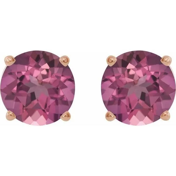 Round 4-Prong Lightweight Stud Earrings Image 2 Trenton Jewelers Ltd. Trenton, MI