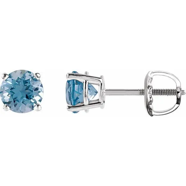 Round 4-Prong Lightweight Stud Earrings Trenton Jewelers Ltd. Trenton, MI