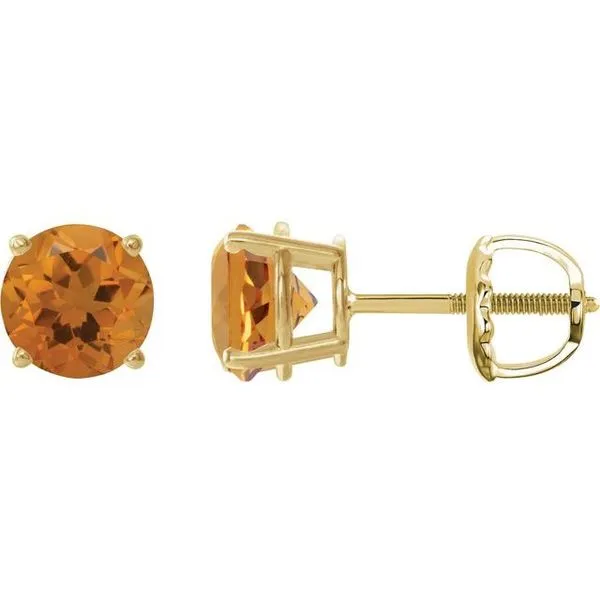 Round 4-Prong Lightweight Stud Earrings Linwood Custom Jewelers Linwood, NJ