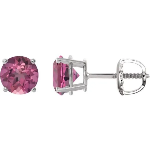 Round 4-Prong Lightweight Stud Earrings Blue Heron Jewelry Company Poulsbo, WA