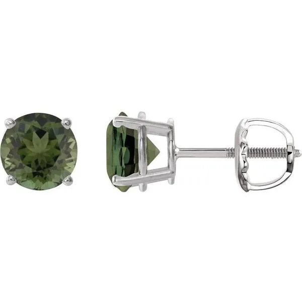 Round 4-Prong Lightweight Stud Earrings Hopman Jewelers Elkhart, IN