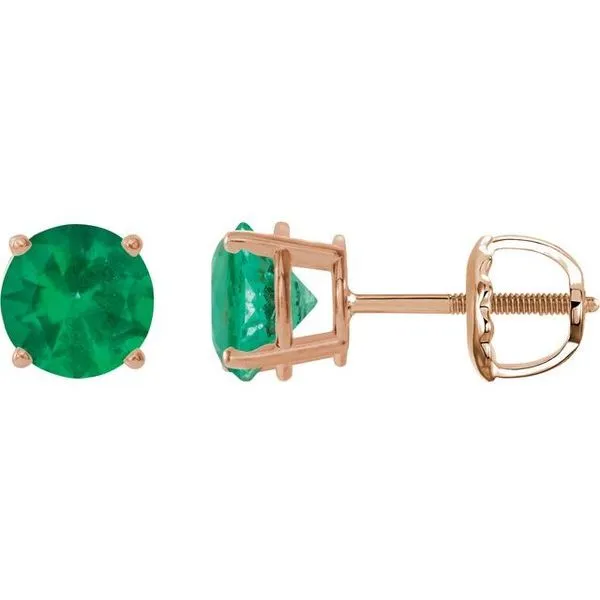 Round 4-Prong Lightweight Stud Earrings Jerald Jewelers Latrobe, PA
