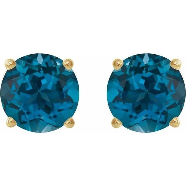Round 4-Prong Lightweight Stud Earrings Image 2 Arnold's Jewelry and Gifts Logansport, IN