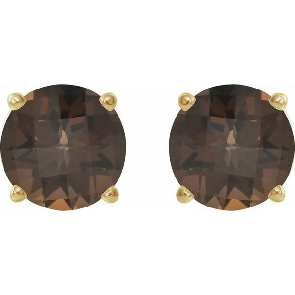 Round 4-Prong Lightweight Stud Earrings Image 2 James & Williams Jewelers Berwyn, IL