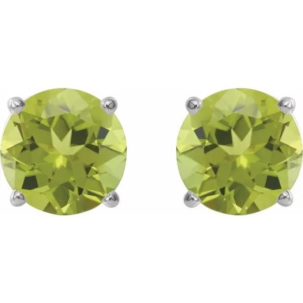 Round 4-Prong Lightweight Stud Earrings Image 2 Woelk's House of Diamonds Russell, KS