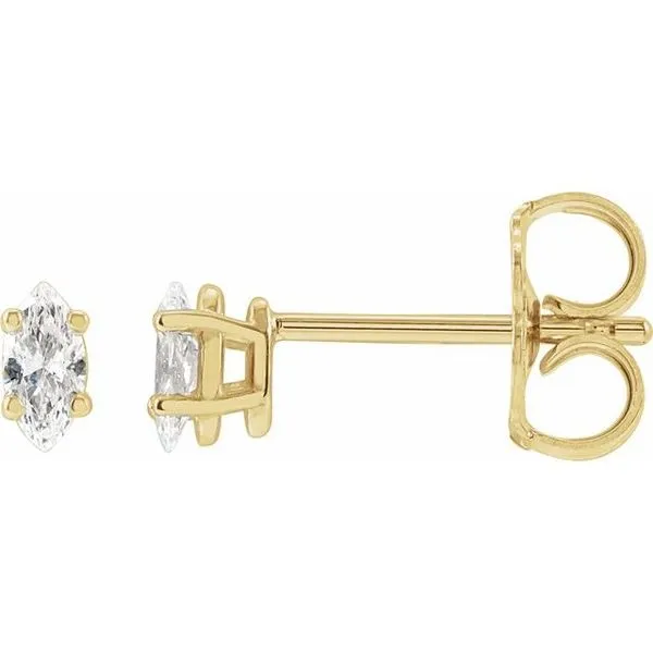 Marquise 4-Prong Lightweight Stud Earrings Leslie E. Sandler Fine Jewelry and Gemstones rockville , MD