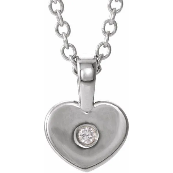 Youth Heart Necklace Hopman Jewelers Elkhart, IN
