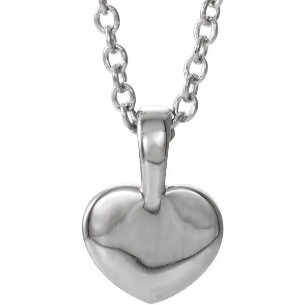 Youth Heart Necklace Image 3 Arnold's Jewelry and Gifts Logansport, IN