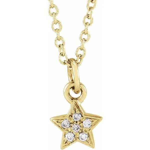 Youth Petite Star Necklace Hopman Jewelers Elkhart, IN