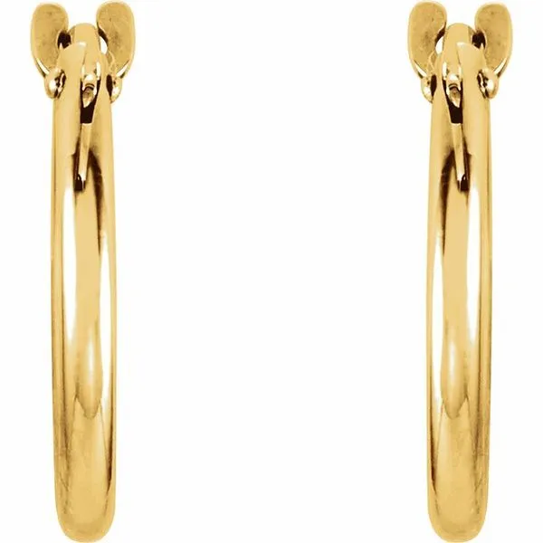 Youth Hoop Earrings Image 2 Arnold's Jewelry and Gifts Logansport, IN