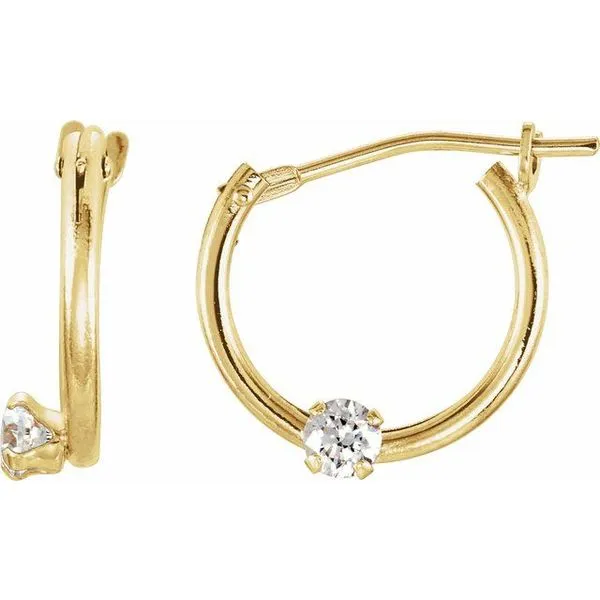 Youth Accented Hoop Earrings similar item image