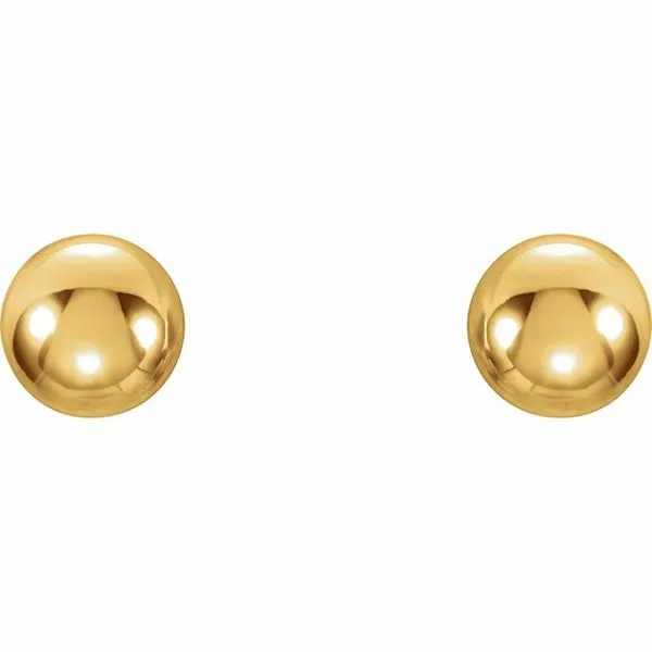 Youth Ball Stud Earrings Image 2 Arnold's Jewelry and Gifts Logansport, IN